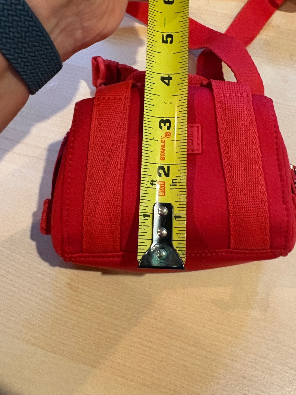 Dagne Dover Red Mini Crossbody Camera Bag - Picture 4 of 12